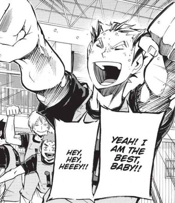 CHAPTER 392
.
.
.
he didn't changed at all after all, he's still the same one who can hype ANYONE on and off the court.
but he learned to overcome his fears and face his weaknesses in order to become an even better player 