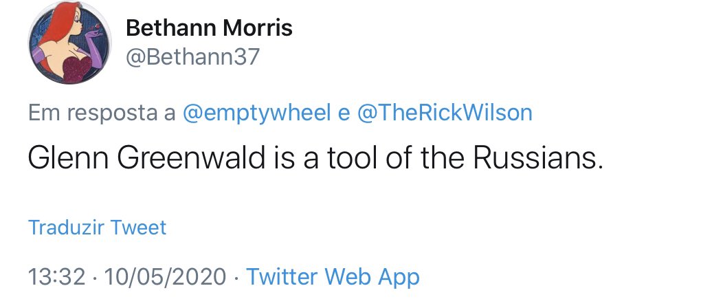 Now that the delusional blogger — **who shamefully turned in her own source to the FBI voluntarily** while journalists cheered — has chimed in, applauded by Rovian operative Rick Wilson, you’ll never guess what is being churned out.It’s a sad, deranged collective pathology: