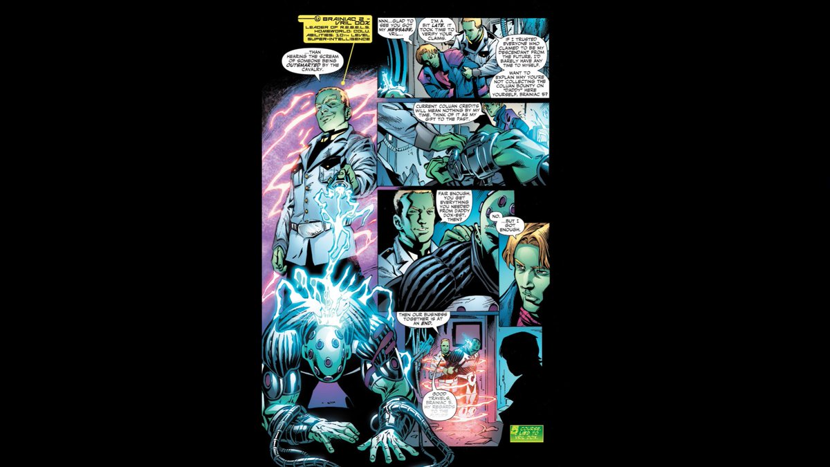 Here is a more recent confrontation featuring Brainy and Brainiac