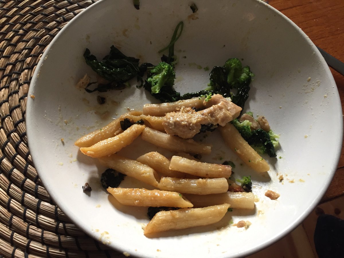 Chicken on sell by date and random blue cheese in fridge. Put both into <a href="/google/">Google</a> and got loads of recipe ideas. Forgot to take a photo of the yum pasta bake we created until we’d nearly finished 😂 Was great to save the chicken from going to #waste #BristolFoodKind