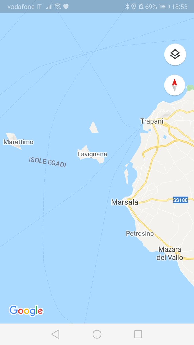 After another brief stop in nearby Porto Santo Stefano for coal & fresh water, the ships set sail for Sicily. The voyage passed largely without incident until the night between 10 and 11May, when they were navigating between the islands of Favignana & Marettimo (see map) >> 39