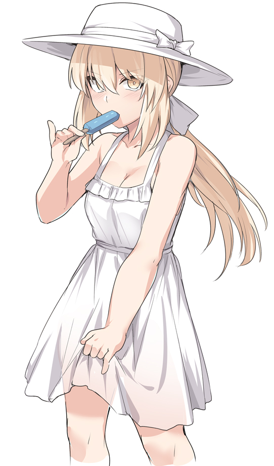 Fgo 白色もとても似合うワンピース姿のアルトリアオルタ Fgo 白色もとても似合うワンピース姿のアルトリアオルタ
