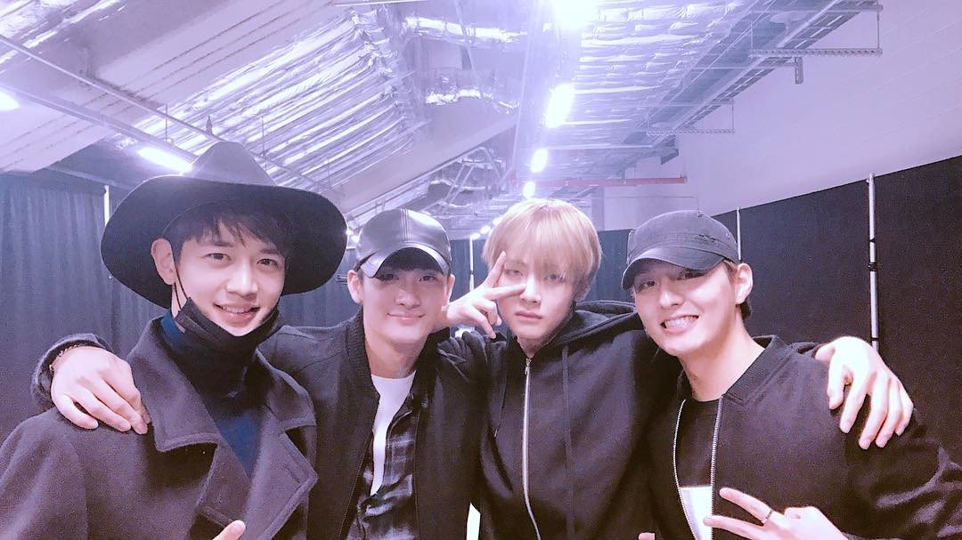 When they all attended the Wings Concert .... so supportive