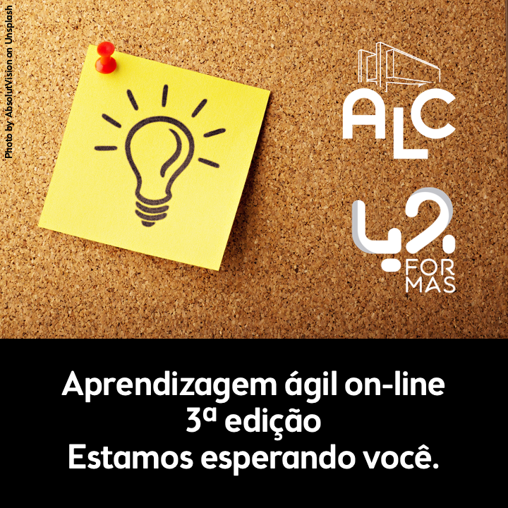 Os preparativos estão de vento em popa para a realização de mais uma semana de aprendizagem ágil no ciberespaço. Inscreva-se já! bit.ly/3bhnzwQ Apoio: <a href="/42formas/">42formas</a> #alc #alcsaopaulo #alcsp #42formas #educacao #ead #aprendizagem #futuro #agilelearning #lifelonglearning