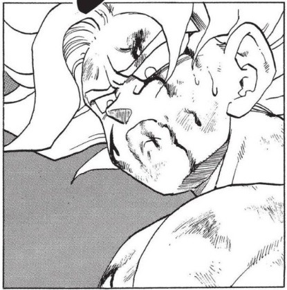 Goku déçu de cet inhumanité se retrouvera dans l'obligation de le tuer malgré lui puisque c'est le seul moyen de conter l'attaque, dans un cri d'indignation, il insultera Freezer, dépité par son acte, avant de lui lancé un regard melé de dégouts, tristesse et colère