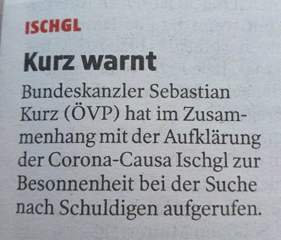 Er hat Butter am Kopf.