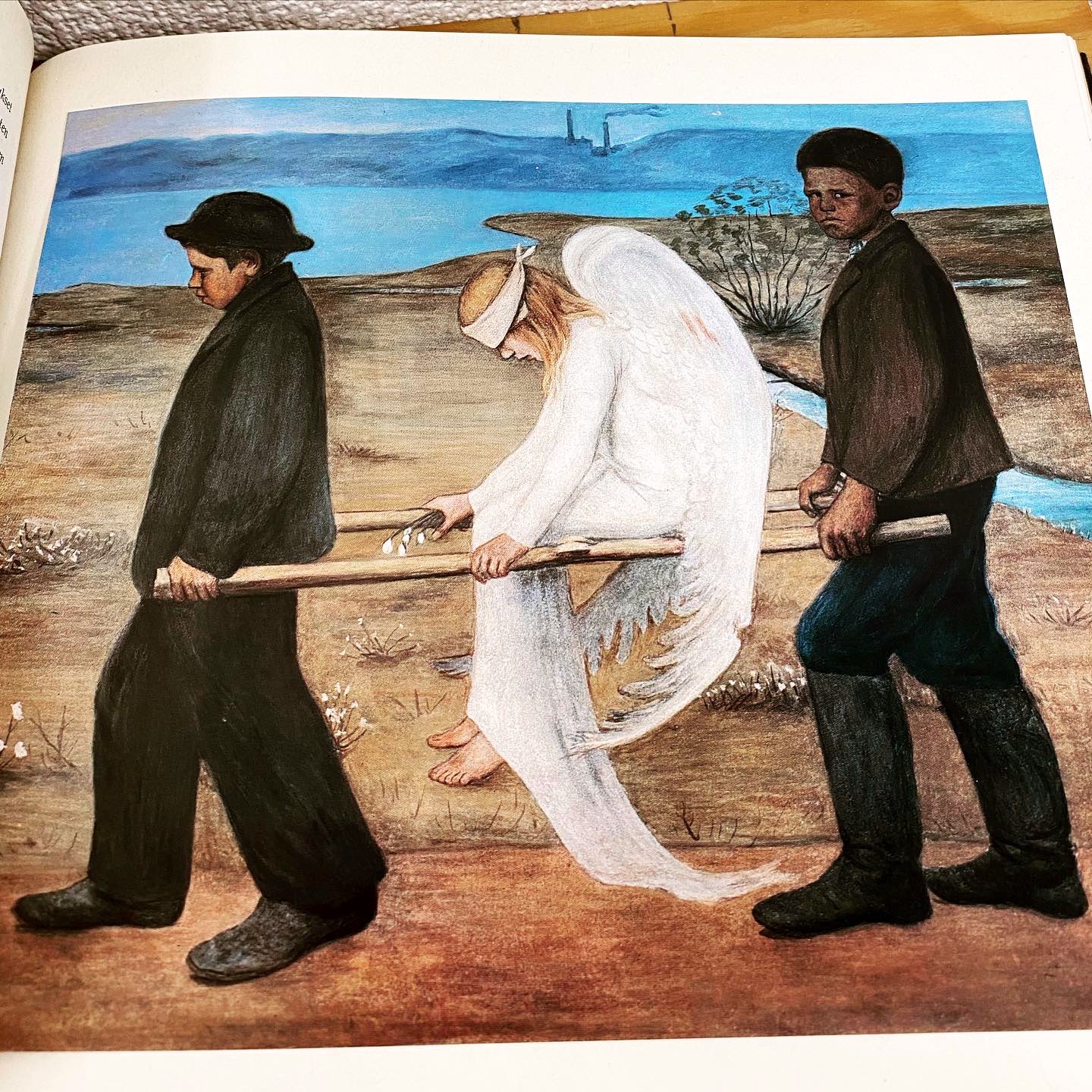 画集 ヒューゴシンベリ HUGO SIMBERG 傷ついた天使