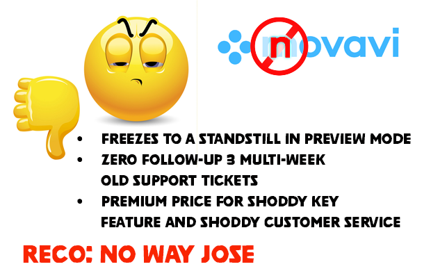 InGauge's tweet photo. Seasoned and/or budding editors out there professional or hobbyists? DO NOT, get Movavi. The program has some cool features but when it comes to game time in editing mode, it just freezes up and I have a very powerful gaming level computer. #movavi https://t.co/RLA4E4NI1e