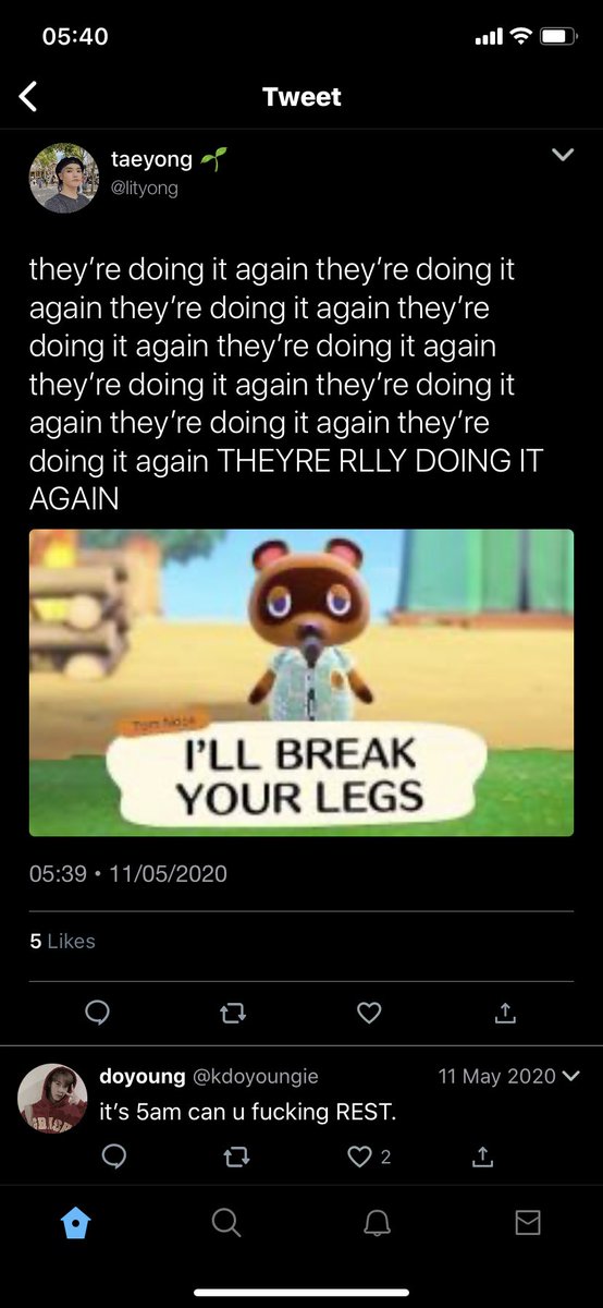 jaeyong animal crossing au - where johnny really wants to play acnh but his broke ass ain’t got a switch. his roommate, taeyong, has one and is willing to share an island with him until jaehyun, johnny’s best friend, practically ruins taeyong’s part of the island every time.