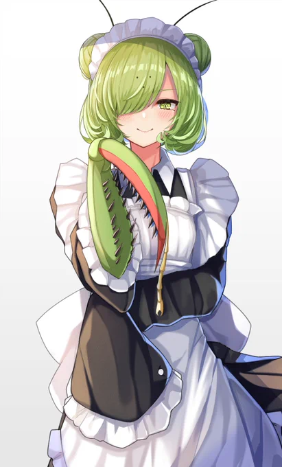 フフッ....どうかされましたかご主人?
#メイドの日 