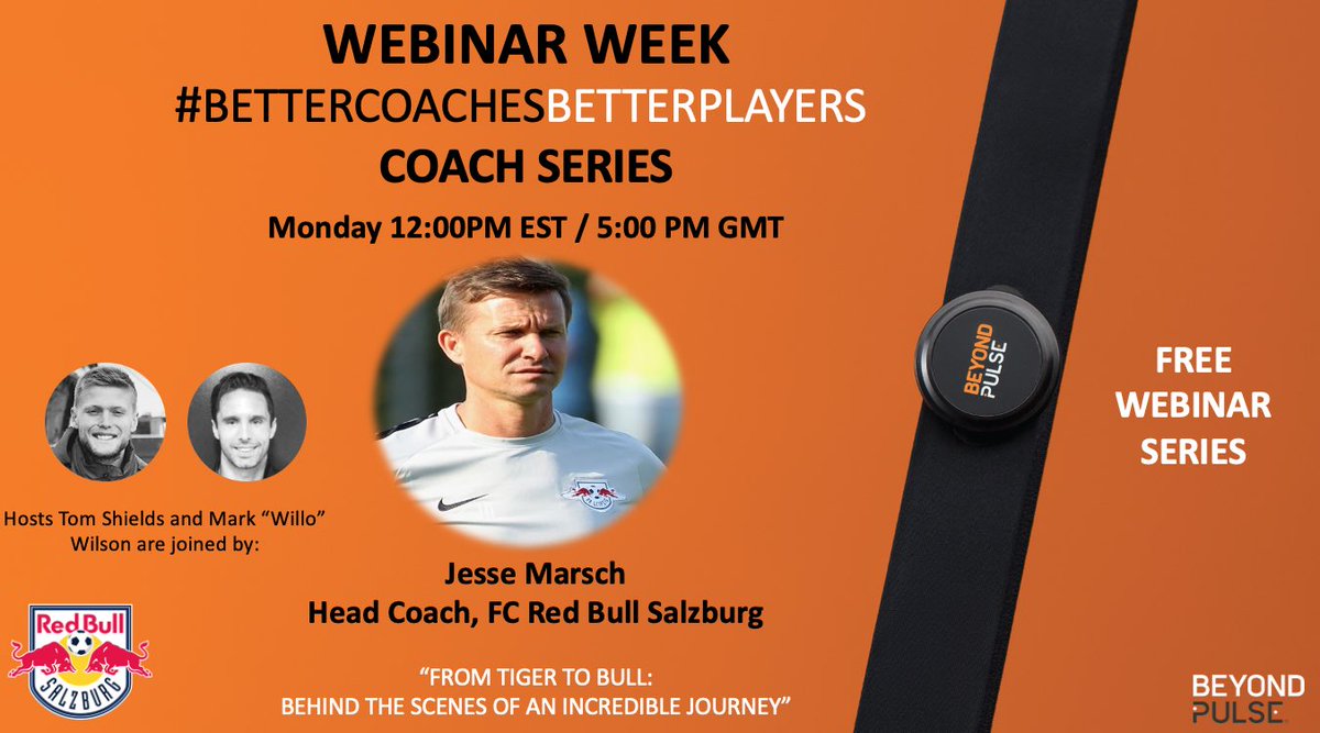 BeyondPulse's tweet photo. Coaches. Set your⏰adjust your📆&amp; get ready for an absolute treat🔥

Monday 12pm EST @jessemarsch joins @t0m_shields &amp; @MarkWilloWilson to share some secrets to his tactical &amp; man management approaches &amp; to lift the lid on a remarkable journey⚽️

Join ⬇️

https://t.co/6DrGbqic6i https://t.co/CpwPPDb0T0