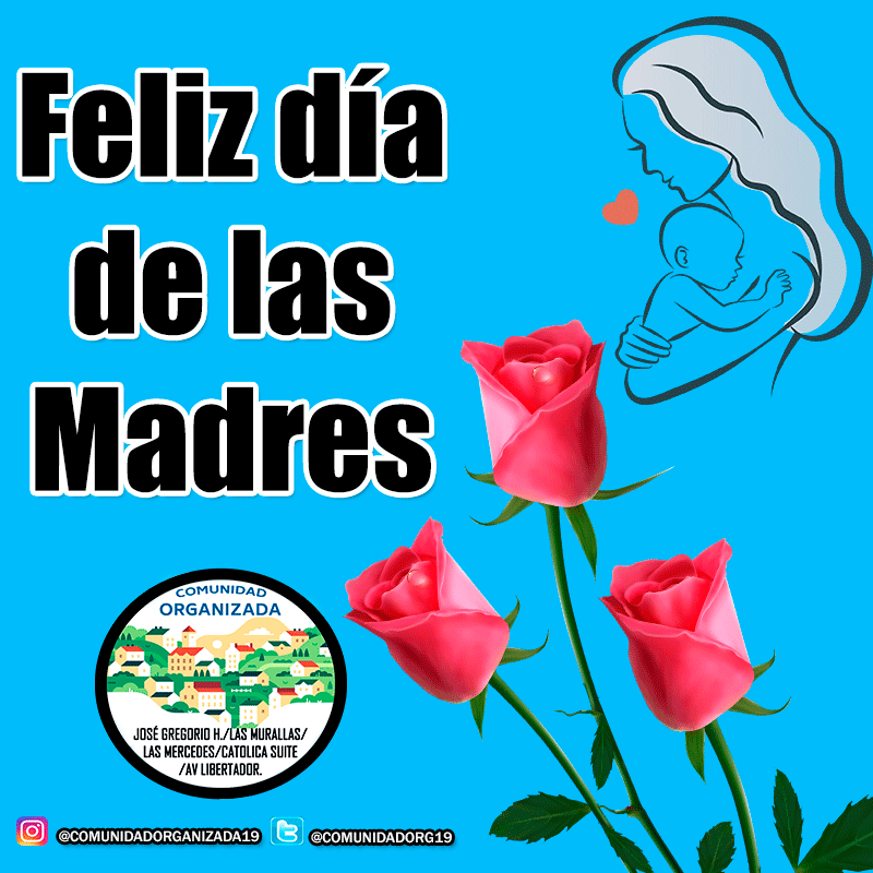 comunidadorg19's tweet photo. Desde el Comité Vecinal les deseamos un Feliz día a todas Las madres de nuestra comunidad, que día a día buscan lo mejor para el bienestar de sus hijos. 
_

Que tengan un día de mucha dicha y Felicidad junto a su familia. 
_
#ComunidadOrganizada #SanCristobal #DiaDeLaMadre https://t.co/AD0z1jXKUj