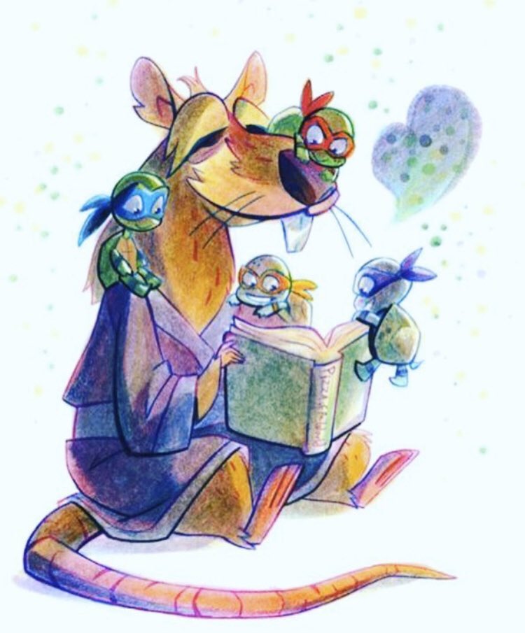 Donnie_TMNT's tweet image. Yes, the matriarch was a patriarch.  #HeadScratch
Thank you, April!  Tag the artist.