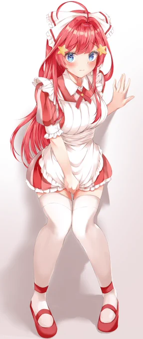 「に、似合ってますか…?」

#五等分の花嫁  #メイドの日2020 