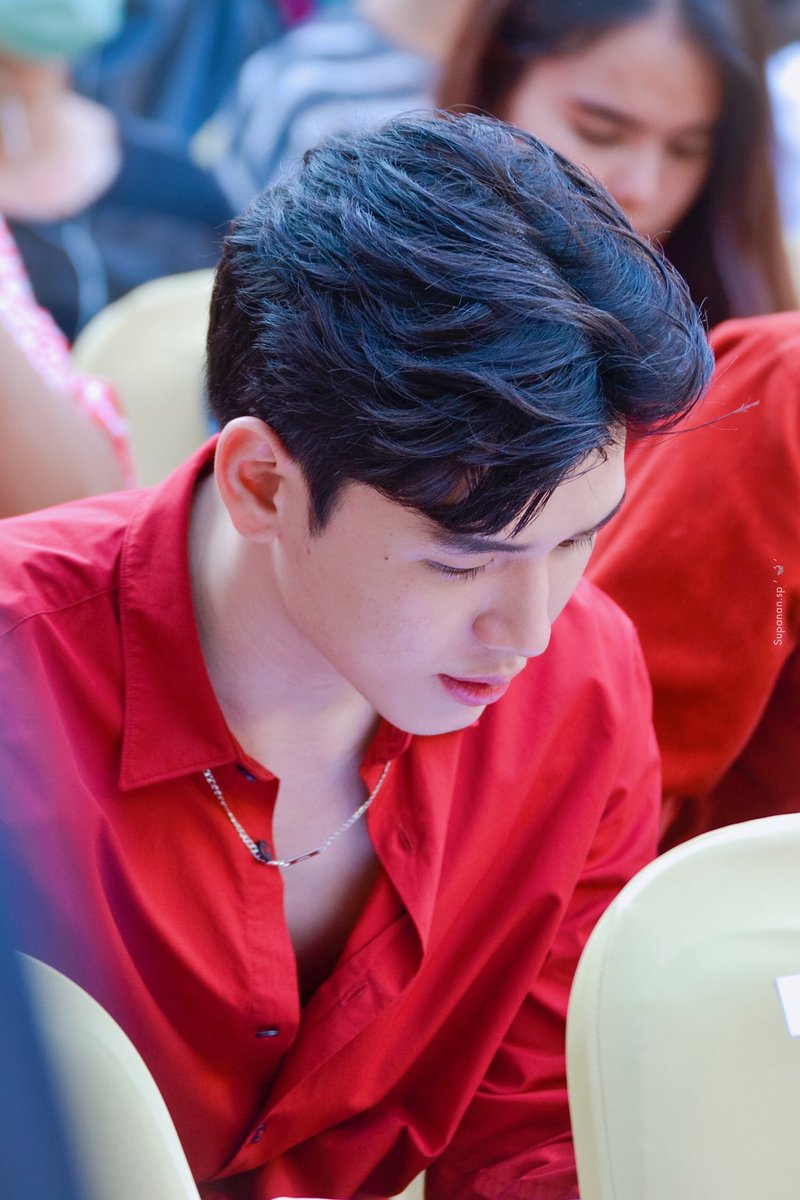 admiring new thitipoom in red? we all do.  #Newwiee; 𝐚 𝐭𝐡𝐫𝐞𝐚𝐝