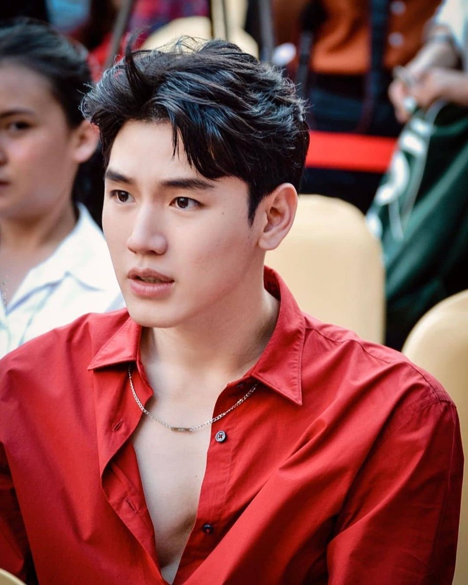 admiring new thitipoom in red? we all do.  #Newwiee; 𝐚 𝐭𝐡𝐫𝐞𝐚𝐝