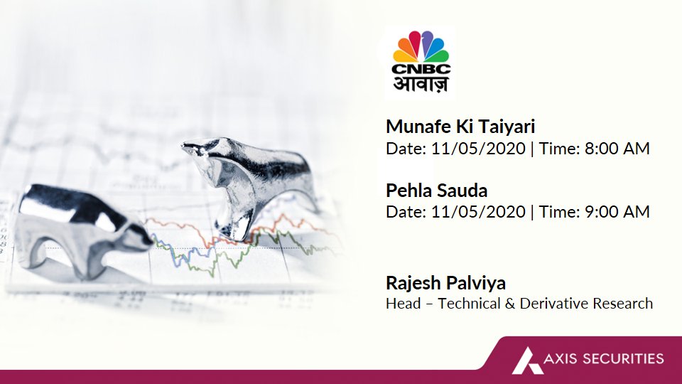 AxisDirect_In's tweet photo. Don't miss @rajeshpalviya - Head Technical & Derivative Research, LIVE tomorrow on @CNBC_Awaaz’s 'Munafe ki Taiyari' & 'Pehla Sauda' show 8:00 AM onwards.
#markets #economy #derivatives #Technical #AskTechExpert https://t.co/0VOA2JoDa8
