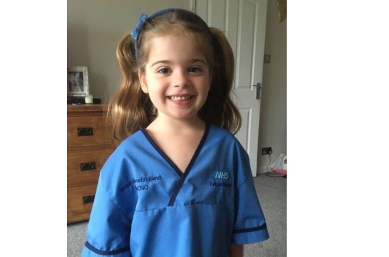 TorbaySDevonNHS's tweet image. Meet Darcey! She’s 4 years old &amp;amp; she’s one of our future nurses! 💕👩‍⚕️

Do you have photos of your children dressed up as an occupation that could be found within the NHS? If so, please do share them with us on here and we’ll post a collage of our #WorkforceOfTheFuture !