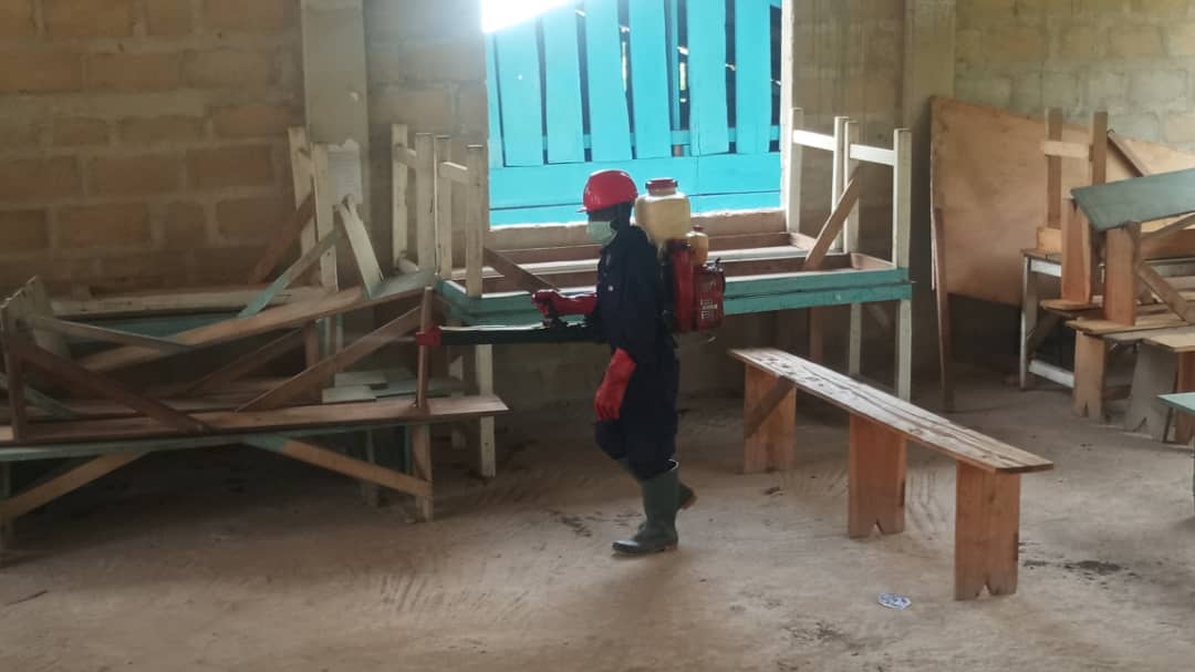 Disinfestation Exercise  at Queens Girls Senior High School by Zoomlion. #Zoomlion
@ZoomlionLtd
@joyonlineghana
@NAkufoAddo
@Citi973
@tv3_ghana