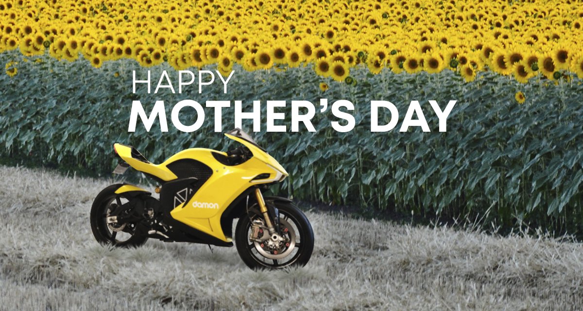 DamonMotorcycle's tweet photo. Happy Mother's Day! Go (virtually) hug your mom today.
#damonmotorcycles #hypersport #damonhypersport #oneextrasecond #motorcycle #motorcyclemafia #bikelife #sportbike #racebike #throttlesociety #universalbikers #motorbike https://t.co/mBUrCDHl8P