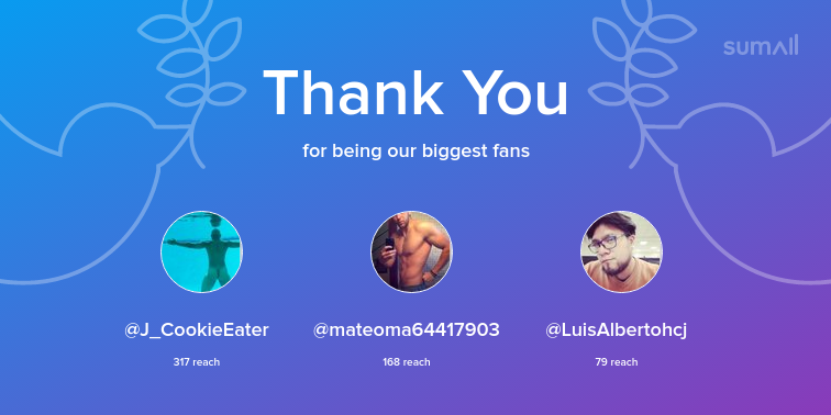 Steve_raiderC's tweet photo. Our biggest fans this week: J_CookieEater, mateoma64417903, LuisAlbertohcj. Thank you! via https://t.co/pcKfTTZuAr https://t.co/R3ur0l3rXH