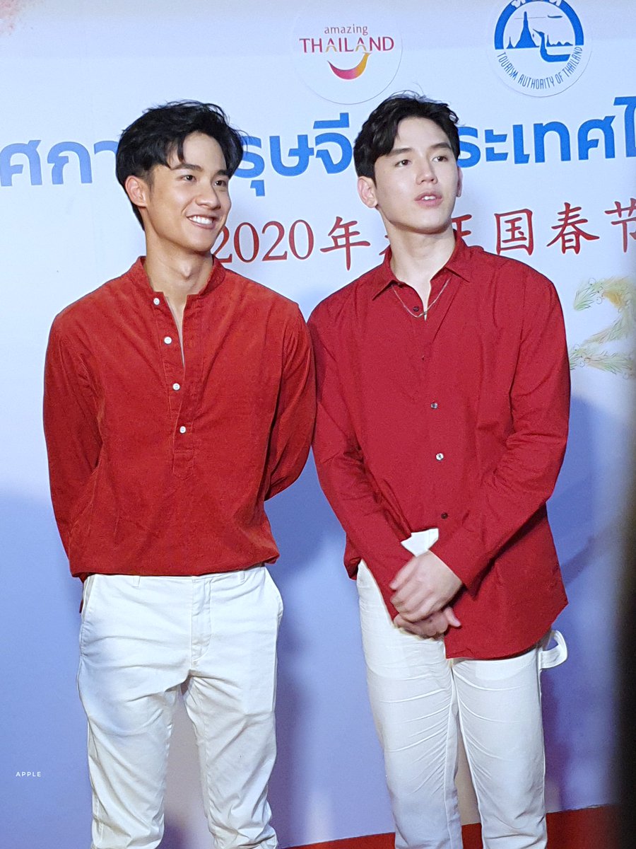 but no wonder he looks best in red when he's with tawan   #Newwiee  #Tawan_V