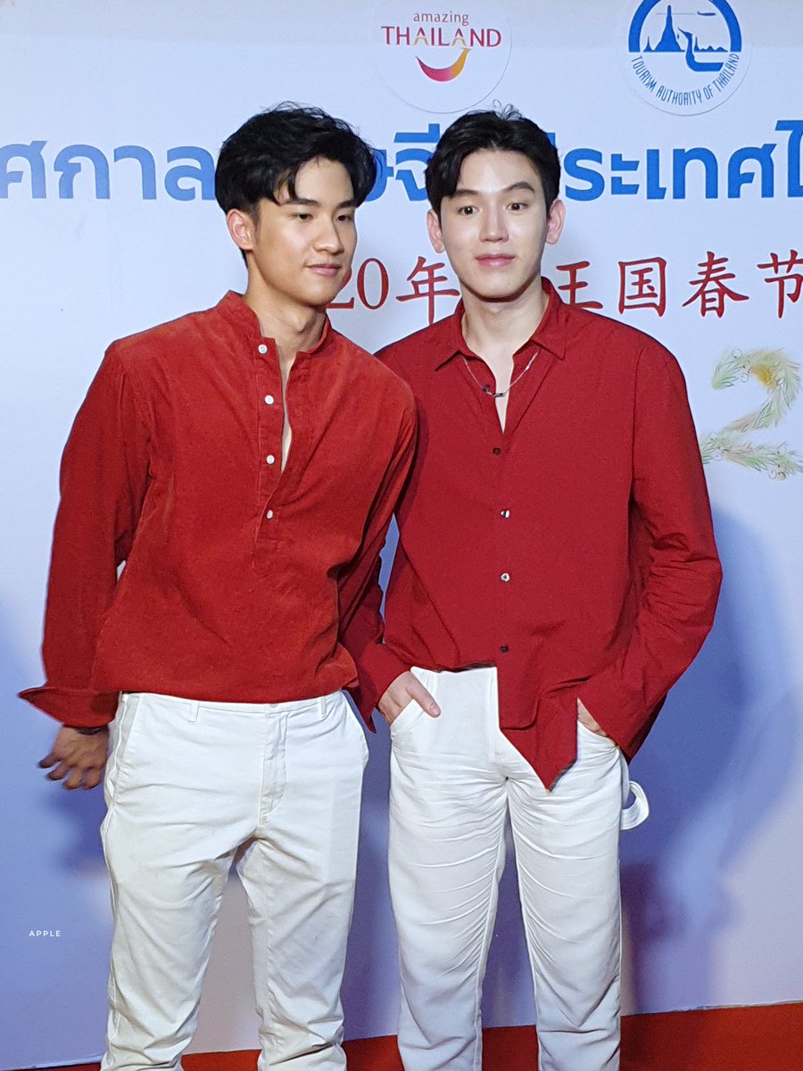 but no wonder he looks best in red when he's with tawan   #Newwiee  #Tawan_V