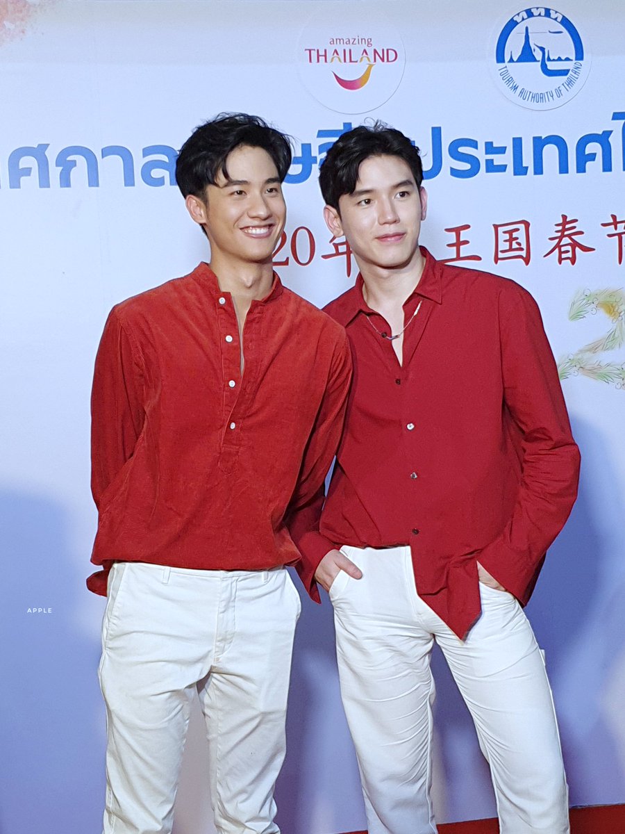 but no wonder he looks best in red when he's with tawan   #Newwiee  #Tawan_V