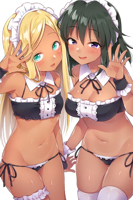最近まともなメイド服を描いてませんね… #メイドの日 