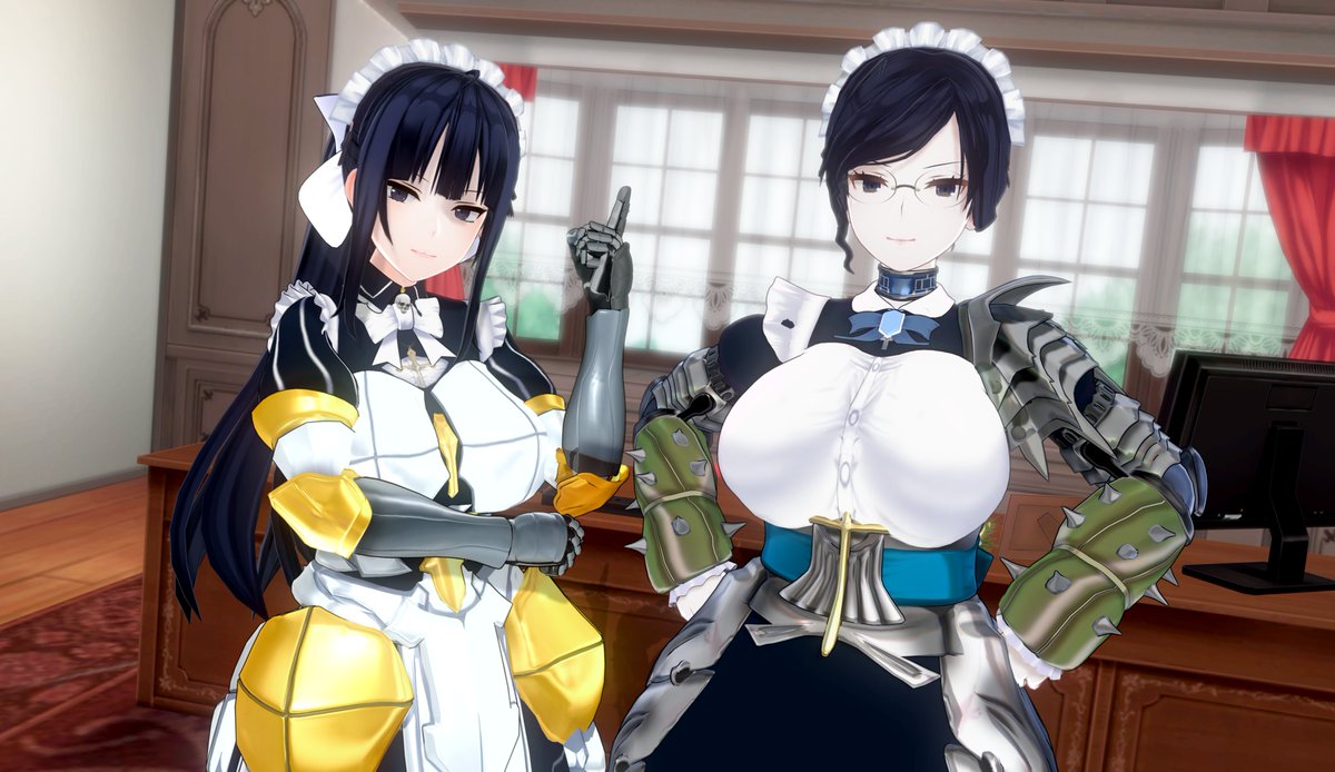 まつぼー ポンコツ メイドの日 オーバーロード Com3d2 メイドの日といえばオバロの戦闘メイドプレアデス ってなわけでナーベとユリ姉でツーショット まつぼー ポンコツ メイドの日 オーバーロード Com3d2 メイドの日といえばオバロの戦闘メイドプレアデス ってなわけでナーベとユリ姉でツーショット