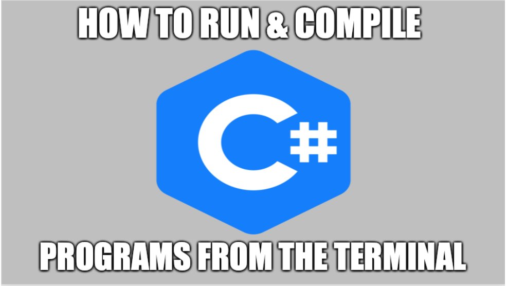 ComputerVideos's tweet image. How to Run & Compile C# Programs From the Terminal | New: youtu.be/AL-NvqJnqYk #TerminalCommands #CSharpProgramming #ComputerScienceVideos #CSharp #ProgrammingInCSharp #codingisfun #RunAndCompileCode