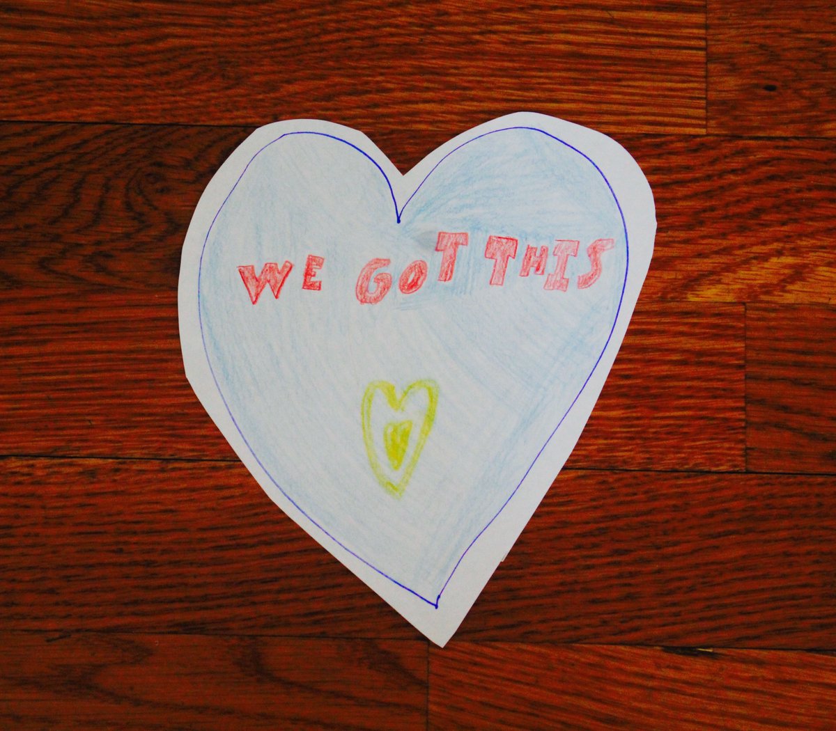 CatchingJoy's tweet photo. Mile 13! @CatchingJoy made 50+ hearts for Brigham & Women's Hospital! We're all in this together <3 @GMA @SomeGoodNews @PointsofLight @YouthService @generationOn @PeaceFirstOrg @BTWFoundation #GYSD20 #DoGoodFromHome #RunningTogether #channelkindess #kids #changingtheworld https://t.co/Irj5ykmwdp