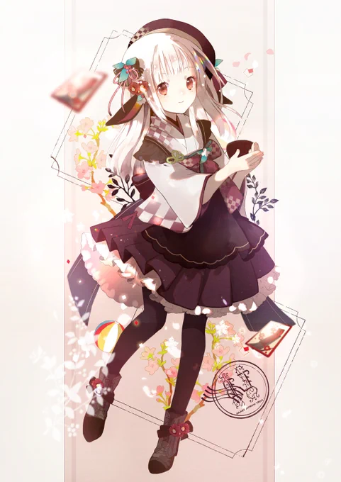 和風メイドちゃん #メイドの日 