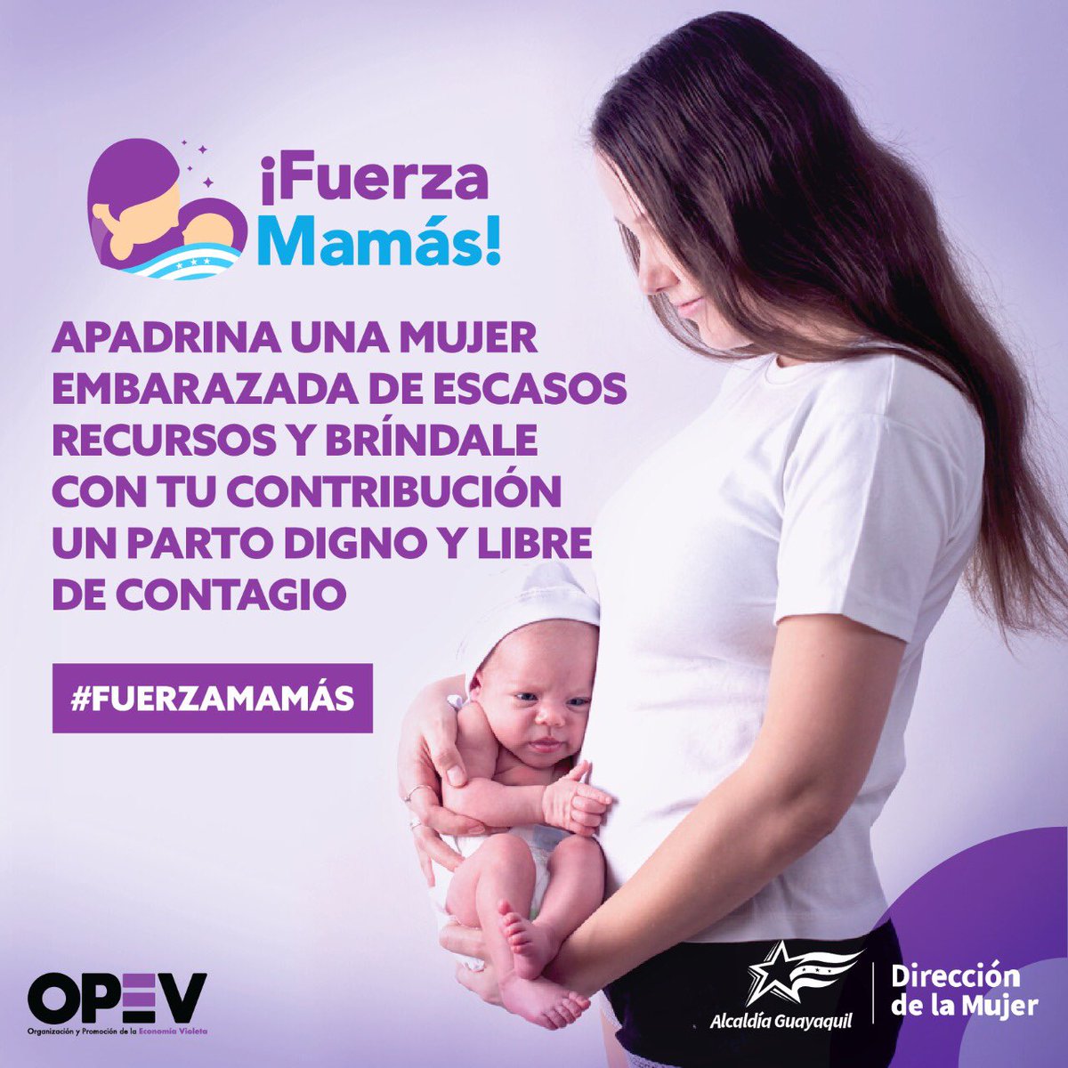 OpevVioleta's tweet photo. #FUERZAMAMAS🤰🏻💪🏻 ... Unidos Nace la Esperanza💫
•
Si estas interesado en ayudar puedes hacer tu contribución 💵a la cuenta de ahorros #1039526135 del Banco del Pacifico🏦
•
Para más información comunícate al 📲+593 96-801-5952. https://t.co/n42Yw1wUvd