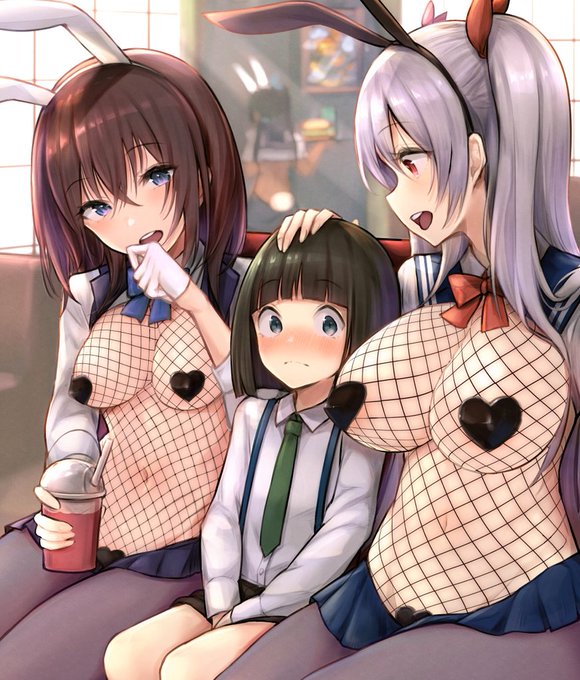 迷いこんだショタ#JK逆バニーCafe 