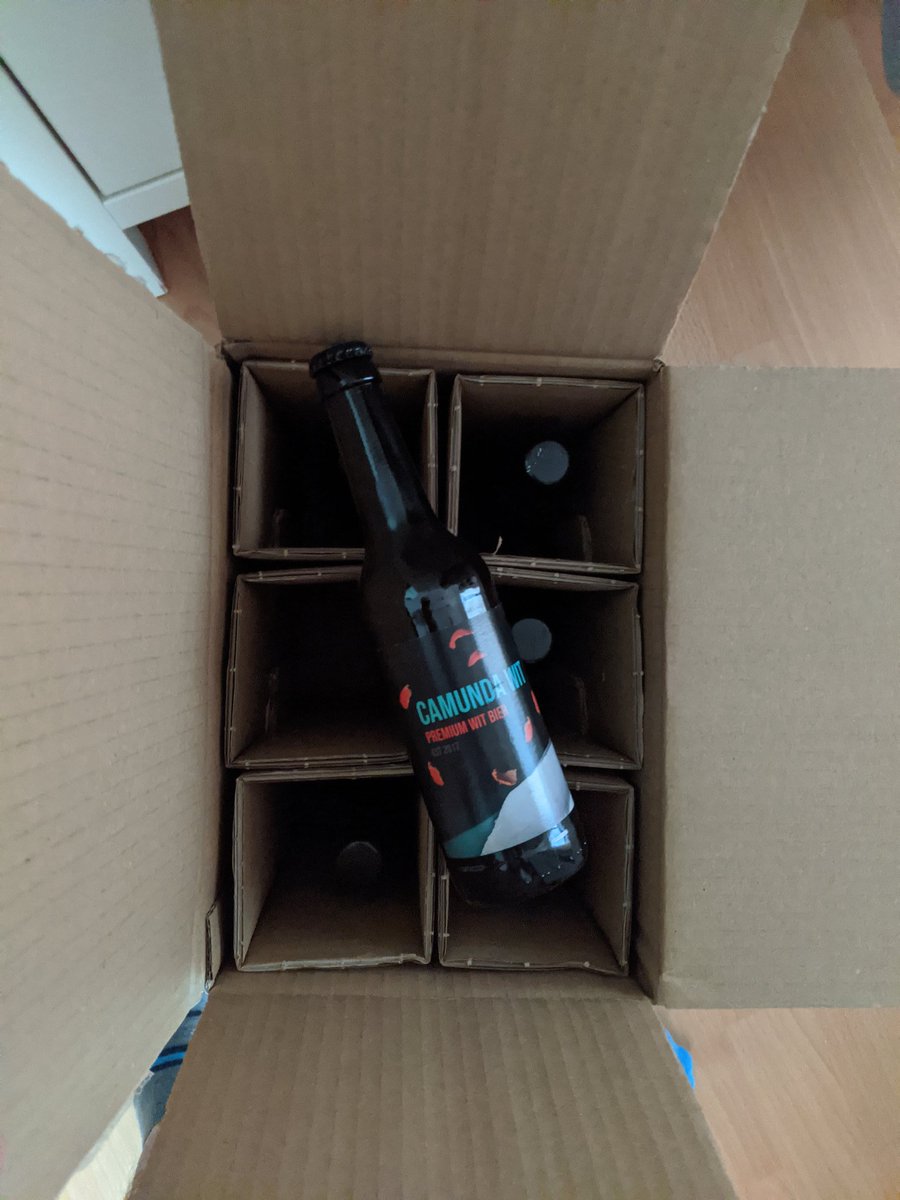 How does your company care about you being in #homeoffice these days? Well, mine just sent me a six pack of our in-house #camunda #beer brew! 🤤  #nomnomnom