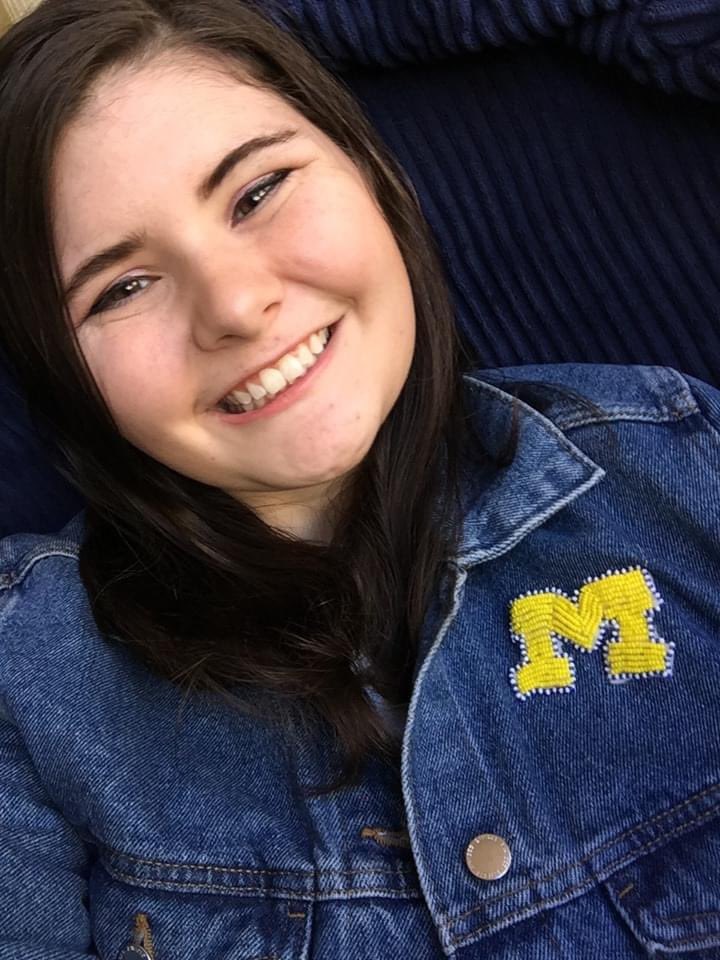 Lila Shelley (Métis-Cree) will be graduating with a Bachelor’s in English. She will be going to law school in the fall at the University of Michigan and hopes to do civil legal aid or public defense work.  #MetisCree