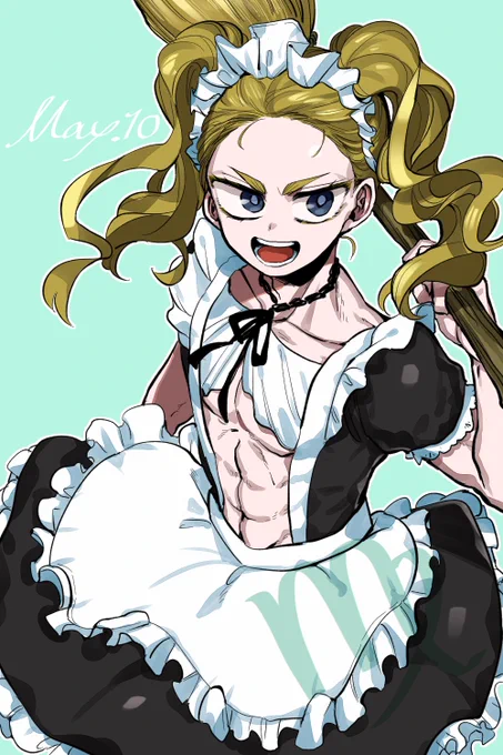 メイドの日なので世界一可愛いメイドさん描きました 