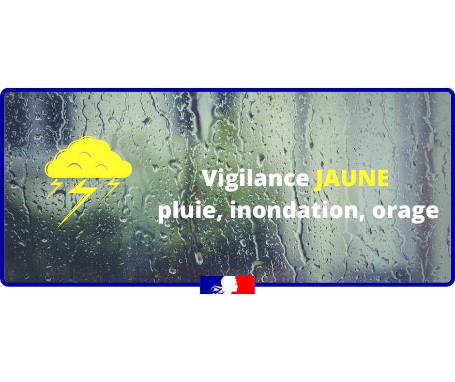 ⚠️ <a href="/meteofrance/">Météo-France</a> a placé le département des #BouchesduRhone en vigilance JAUNE  #orages #pluie et #inondation 🌧️ à partir de 00h ce lundi 11 mai.

Restez informés avec <a href="/VigiMeteoFrance/">VigiMétéoFrance</a> !