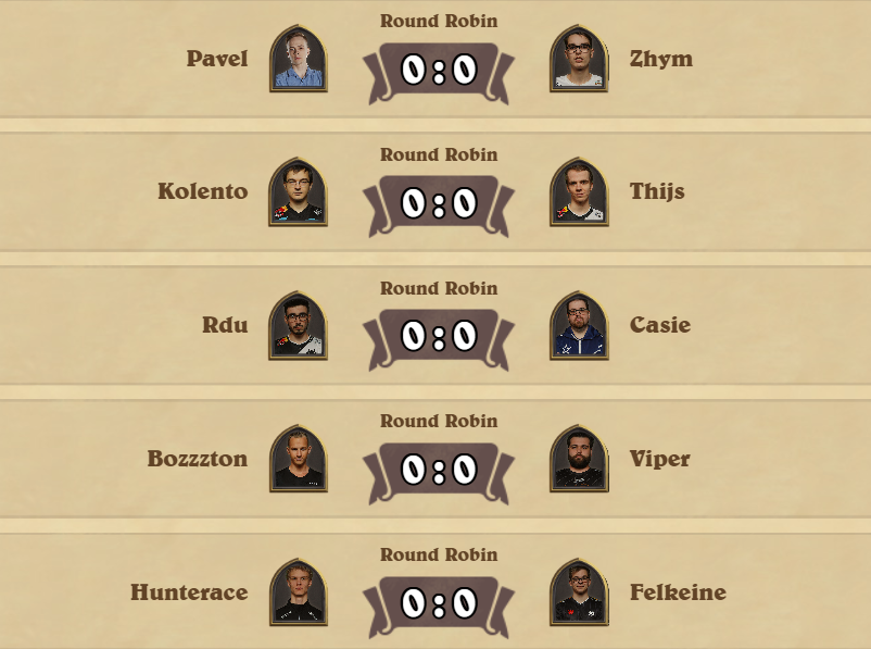 Join <a href="/coL_Sottle/">coL_Sottle</a> and <a href="/RavenCasts/">Raven</a> as they take you through another day full of action at #HSGM! 🧙‍♂️

Talk about a STACKED lineup 👀

<a href="/Pavel_HS/">Pavel Beltiukov</a> vs <a href="/ZhymHS/">Martin « Zhym » PRETE 🌙🫀</a> 
<a href="/Kolento/">Alexander Malsh</a> vs @G2Thijs 
@G2Rdu vs <a href="/Casie_HS/">Kevin Eberlein</a> 
<a href="/Bozzzton/">Elias Sibelius</a> vs @RYE_Viper 
@HunteraceHS vs <a href="/Felkeine/">SLY Felkeine</a> 

📺: blizz.ly/HSGMWeek4Day3