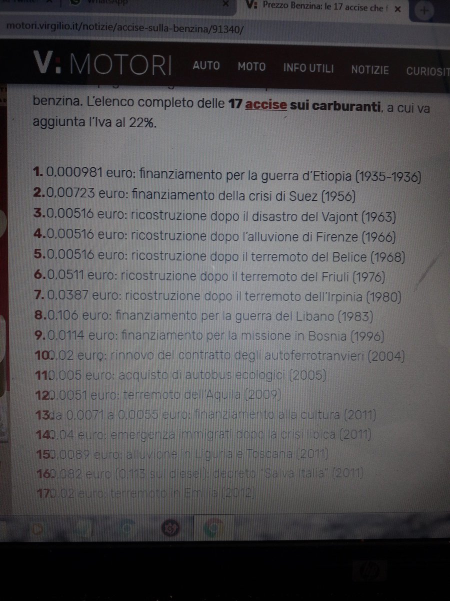 Akira_813's tweet photo. #InpsInAscolto 0.42cent in più su ogni litro di benzina.
ECCO DA DOVE POTREBBERO USCIRE I SOLDI PER AIUTARE GLI ITALIANI SENZA QUEI TRATTATI CHE VOGLIONO FAR FIRMARE A DISCAPITO DEGLI ITALIANI. 
GENTE SVEGLIA!!! https://t.co/6CiIwgIUF9