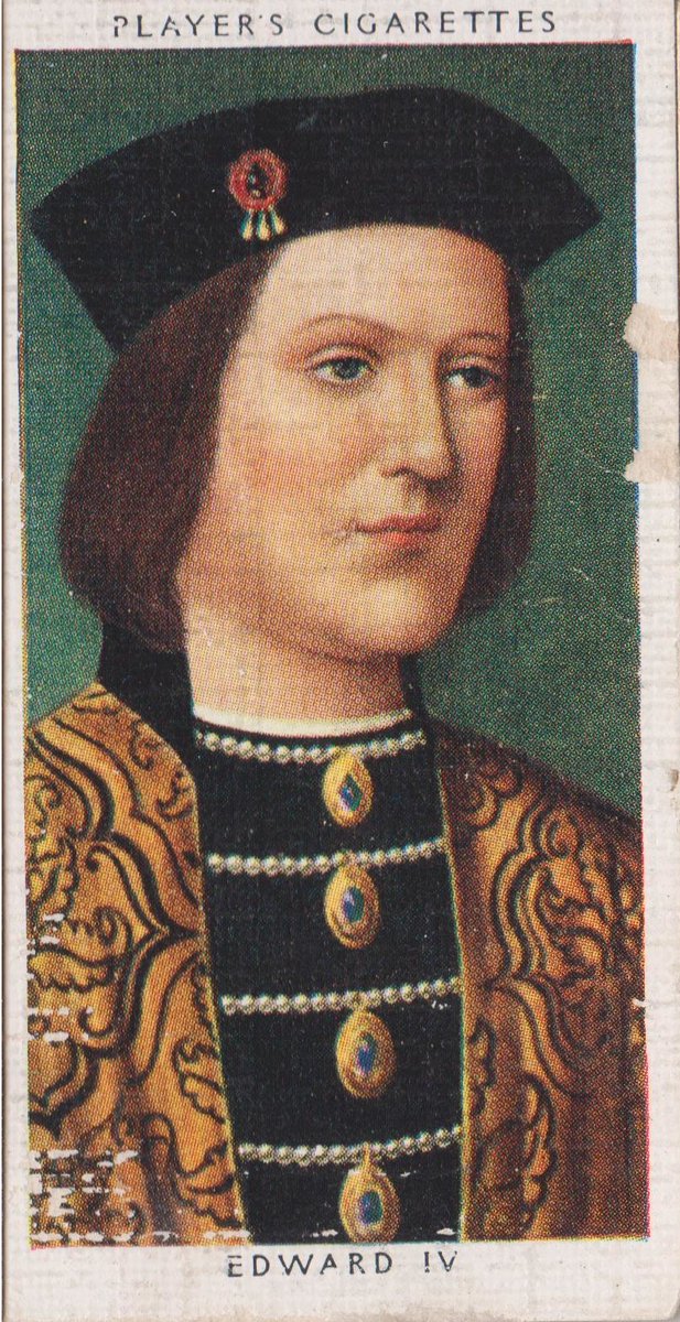 CardsPappy's tweet photo. Kings &amp; Queens of England - Edward IV - https://t.co/MUWV4zcV57 - Born 28 April 1442 https://t.co/F2CsUlXsoI