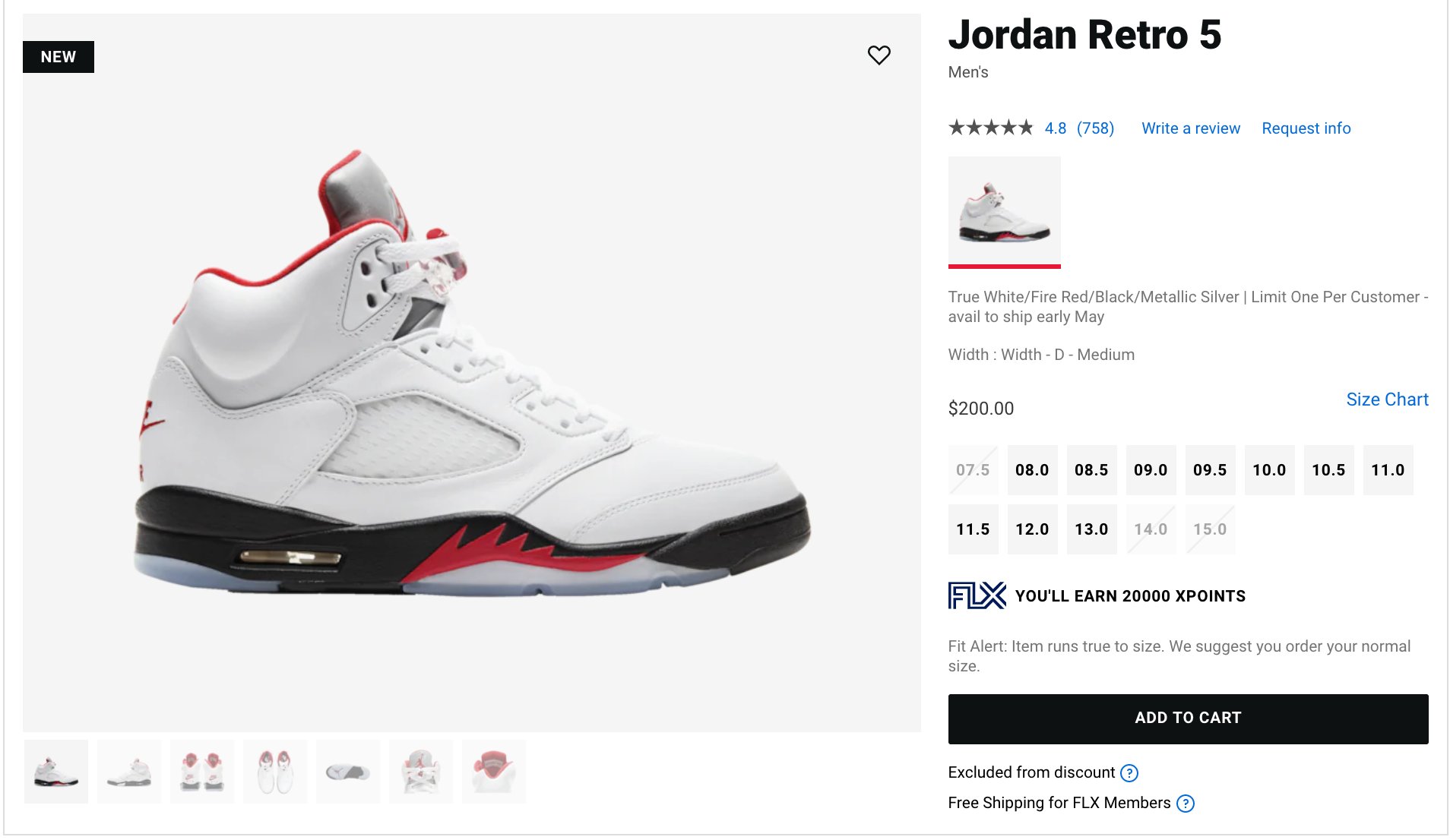 foot locker fire red 5