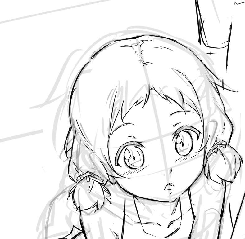 何かしら描いてました、というアピール。
(完成しませんでした) 