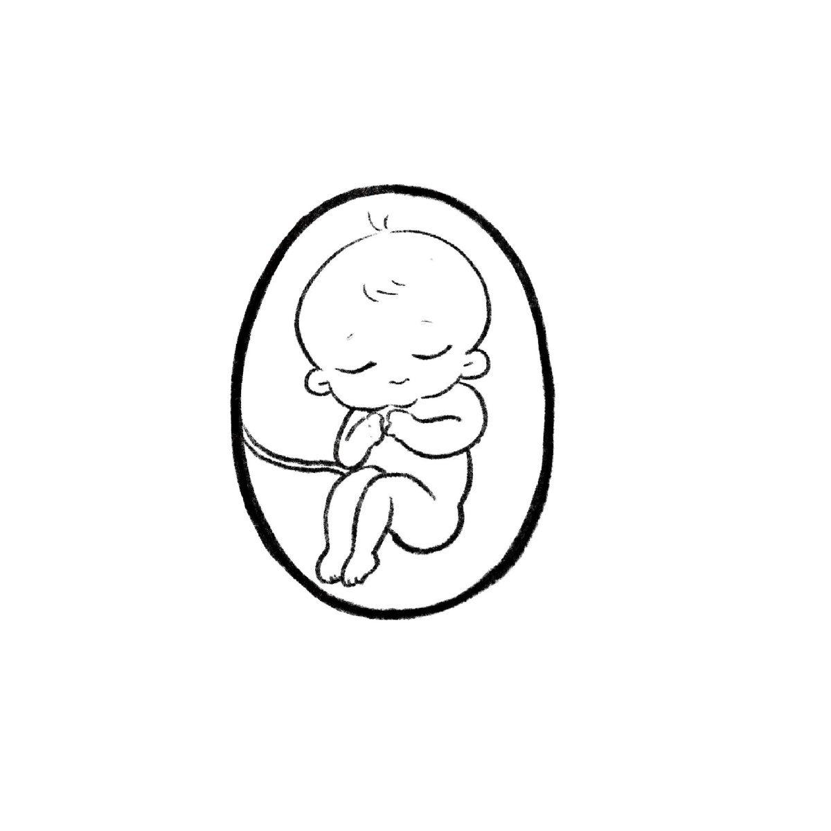 まろやか A Twitter シンプルに使える赤ちゃんの絵を描きました よかったらどうぞ フリーアイコン