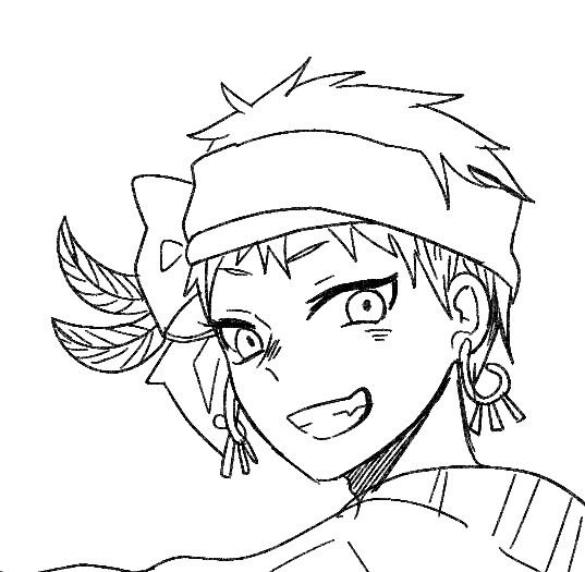 顔描いたら割と満足してしまったカリム 
