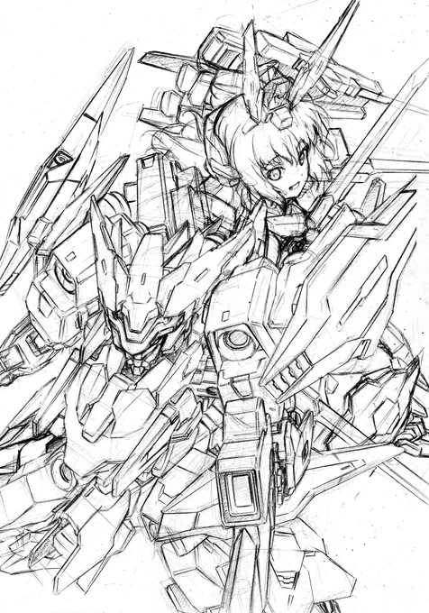 新作
今までの倍くらい時間かかった
ガールの方は現物持ってなかったからなおさらキツイw

#フレームアームズ 
#FAガール 
