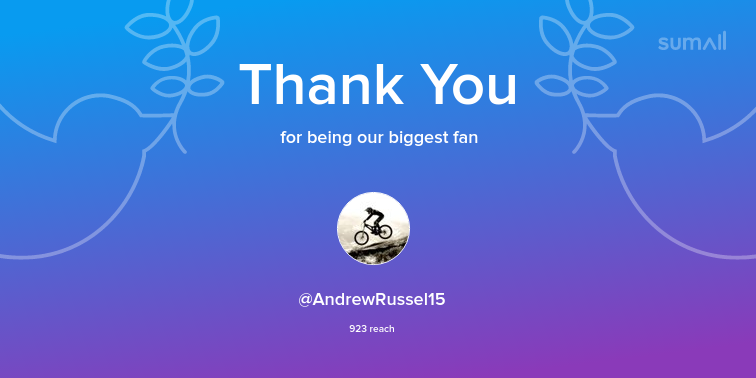 Chris_Aarons's tweet photo. Our biggest fans this week: AndrewRussel15. Thank you! via https://t.co/5yU4UBj2UH https://t.co/ZuruPELinJ