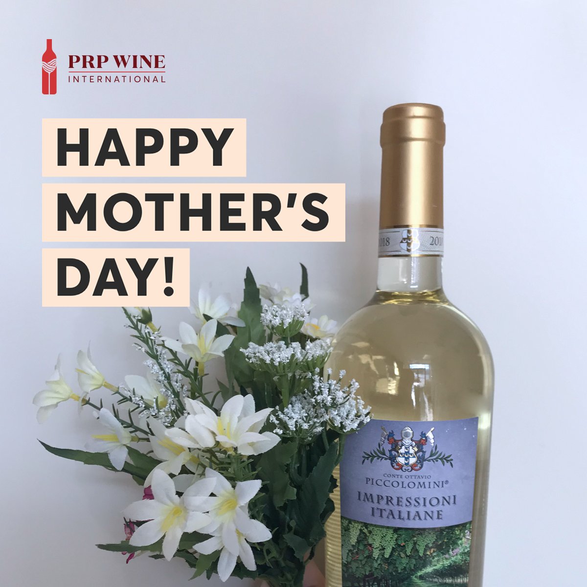 We'd like to wish all moms a Happy Mother's Day! You all do so many things for us everyday, so today we raise a glass especially for you! #mothersday #prpwineinternational