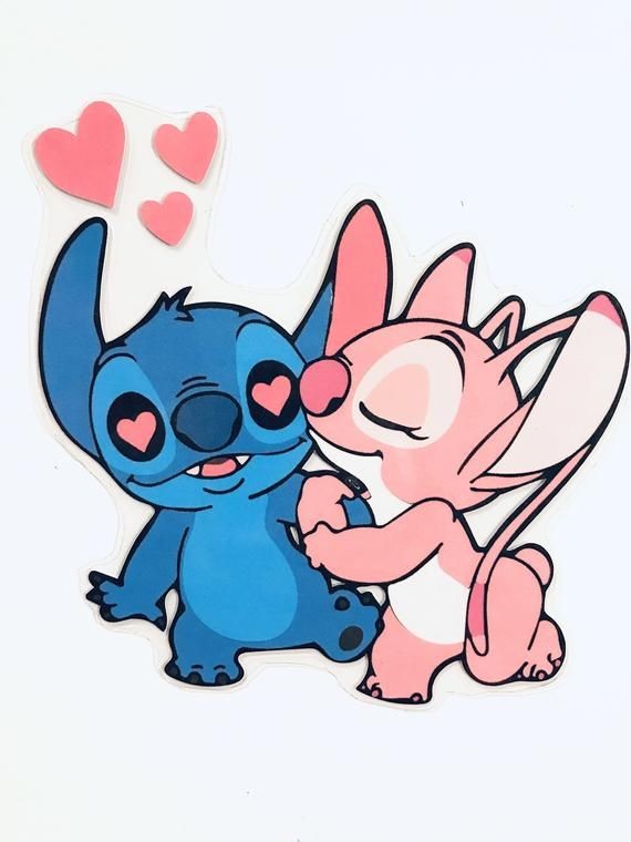 °•°Michael Clifford and Crystal Leigh as Stitch and Angel; a thread °•°